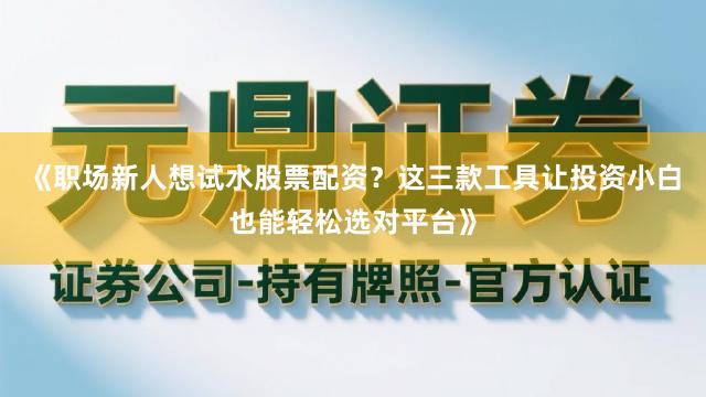 《职场新人想试水股票配资？这三款工具让投资小白也能轻松选对平台》