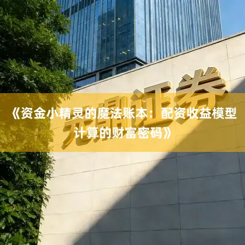 《资金小精灵的魔法账本：配资收益模型计算的财富密码》