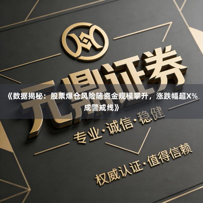 《数据揭秘:股票爆仓风险随资金规模攀升,涨跌幅超X%成警戒线》