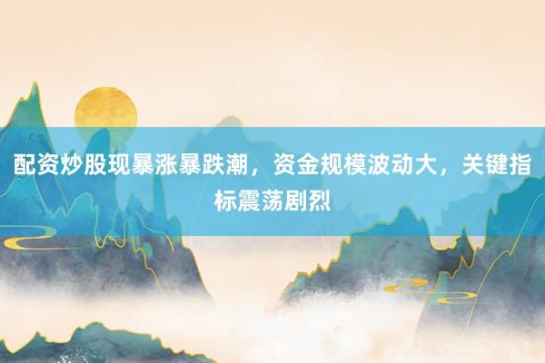 配资炒股现暴涨暴跌潮,资金规模波动大,关键指标震荡剧烈