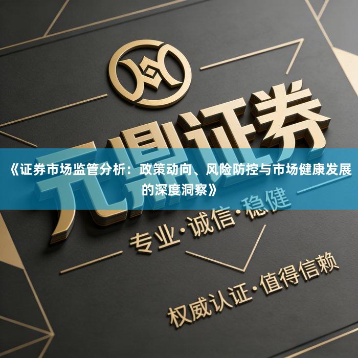 《证券市场监管分析：政策动向、风险防控与市场健康发展的深度洞察》