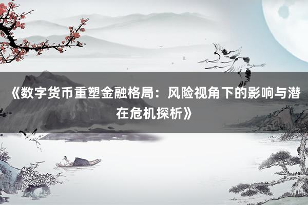 《数字货币重塑金融格局：风险视角下的影响与潜在危机探析》