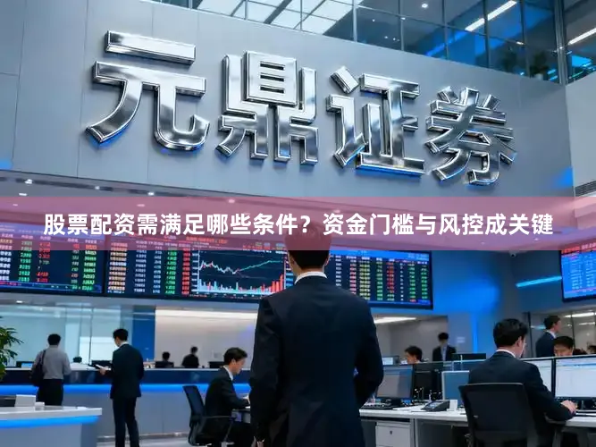 股票配资需满足哪些条件？资金门槛与风控成关键