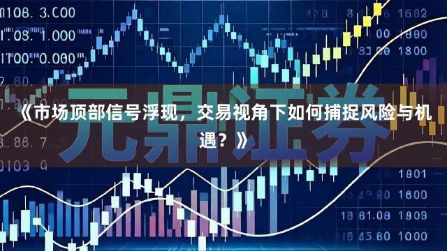 《市场顶部信号浮现，交易视角下如何捕捉风险与机遇？》