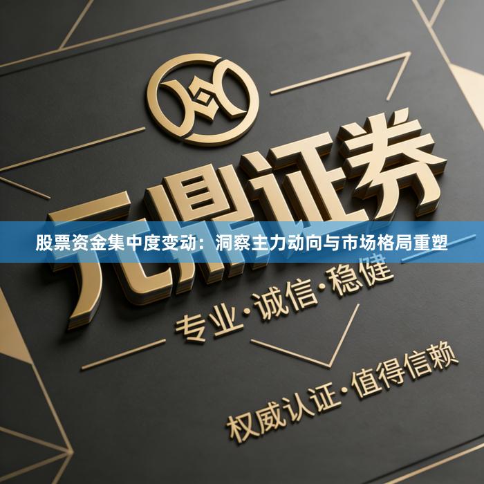股票资金集中度变动：洞察主力动向与市场格局重塑